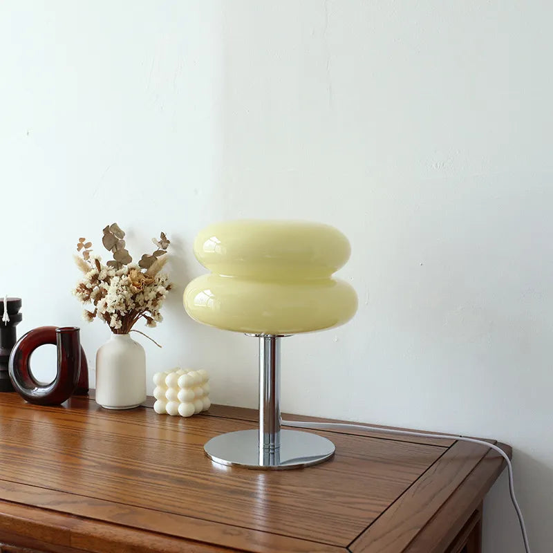 Macaron Glass Table Lamp β Soft Glow for Cozy Nights