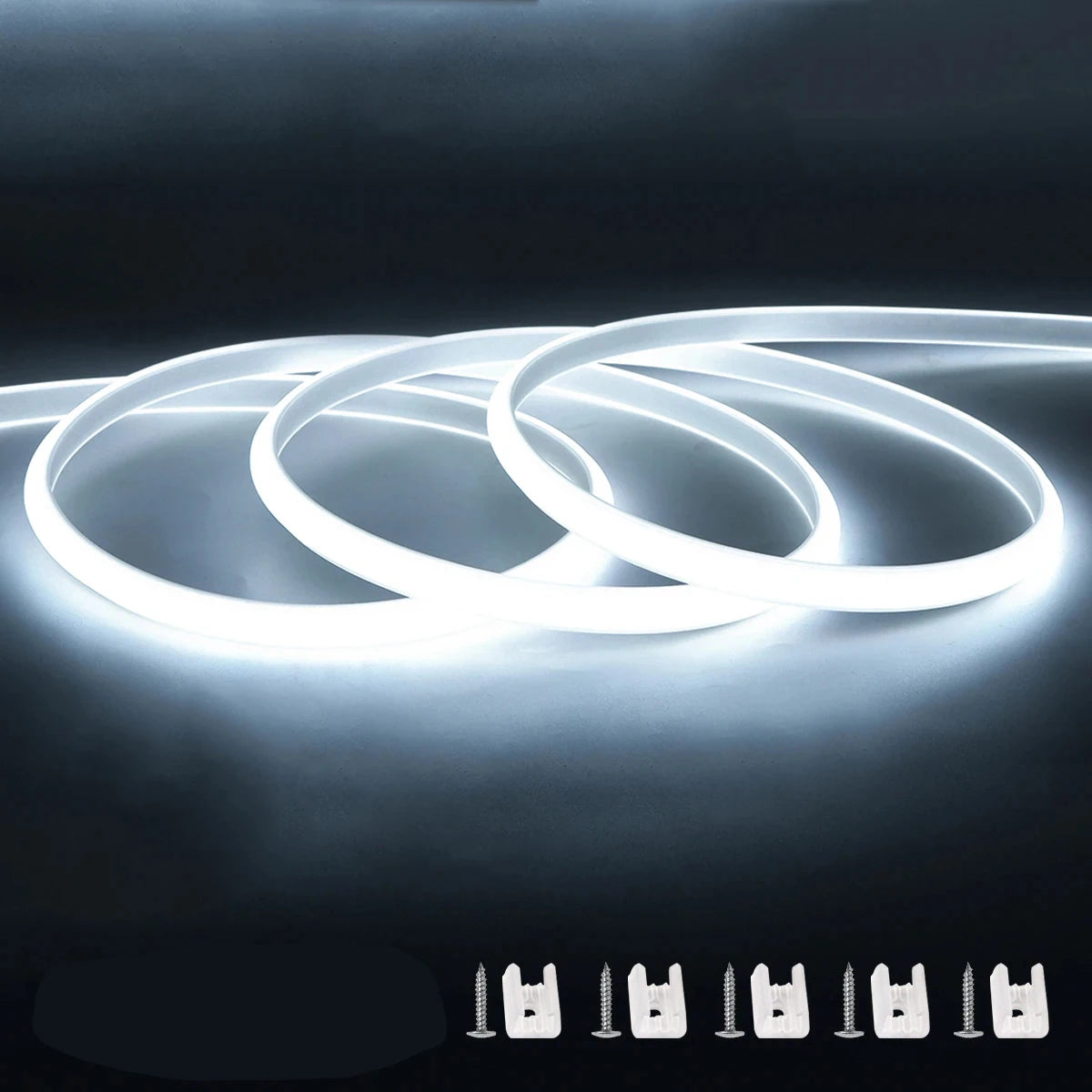 π Super Bright COB LED Strip Light β 110V/220V Waterproof Outdoor Lighting with Power Supply
