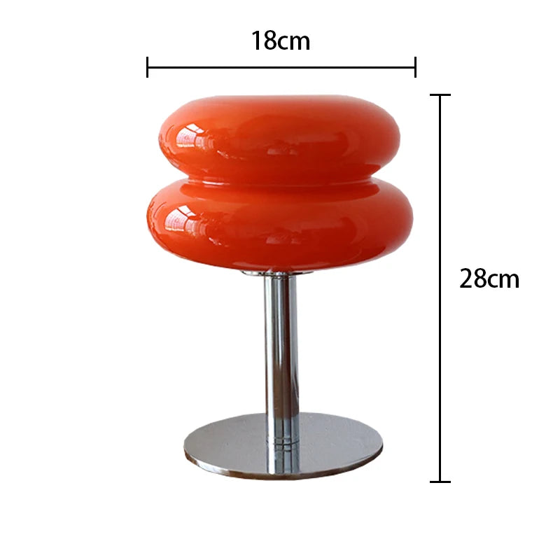 Macaron Glass Table Lamp β Soft Glow for Cozy Nights