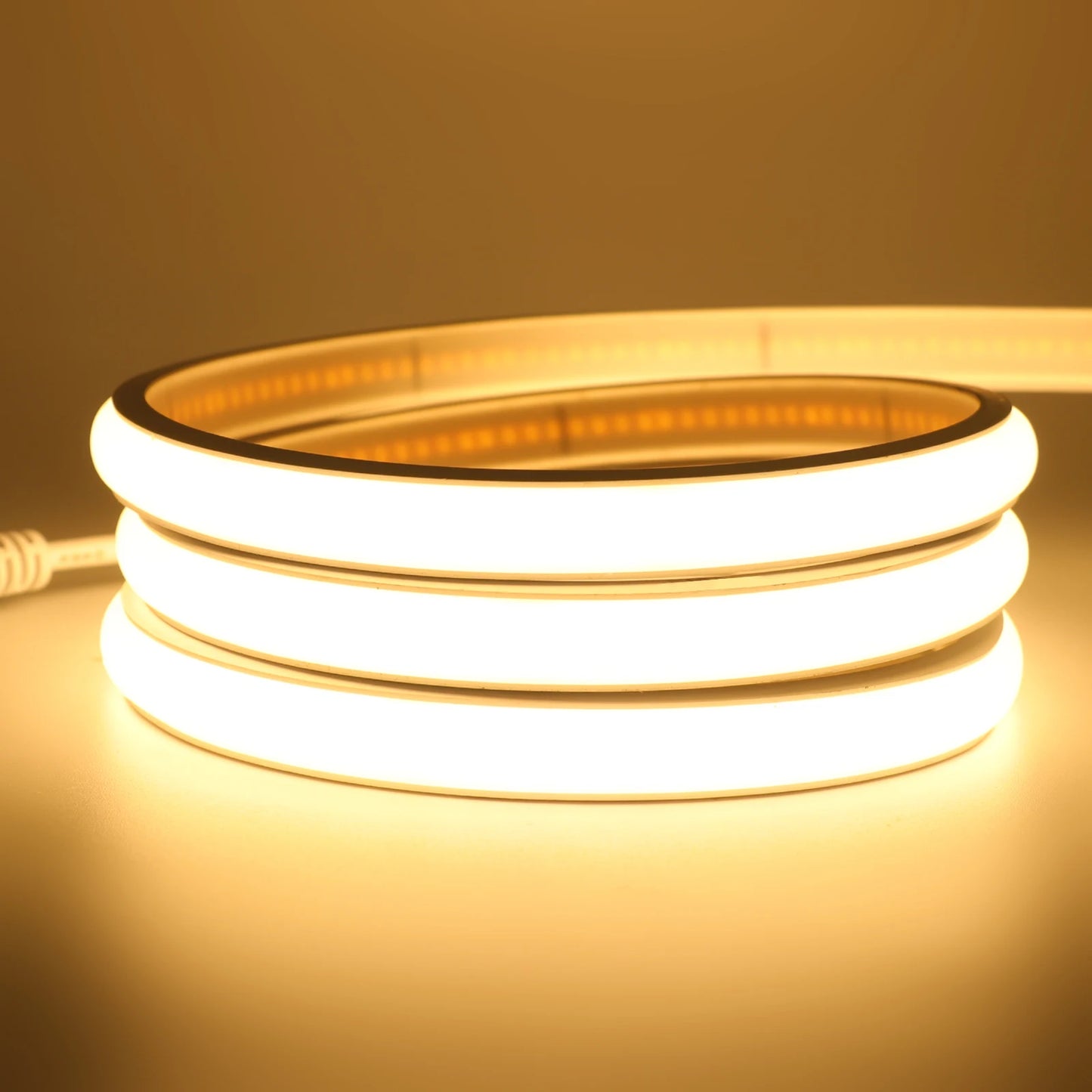 π Waterproof COB LED Strip Light β 12V/24V High-Density 320 LEDs/m Flexible Neon Lighting