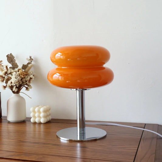 Macaron Glass Table Lamp β Soft Glow for Cozy Nights