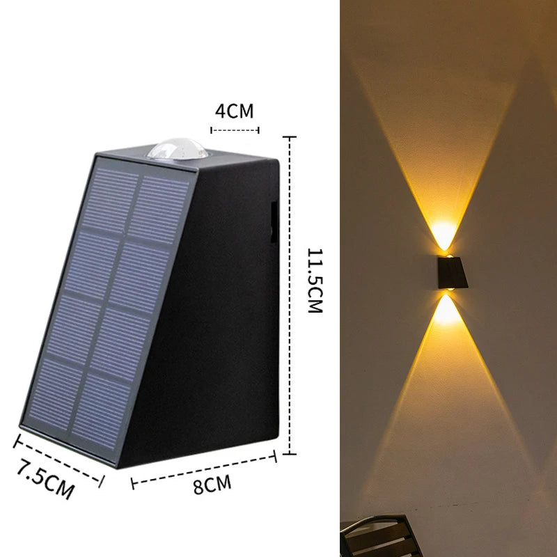 π Solar LED Wall Lights β Waterproof Outdoor Lighting for Patio & Garden