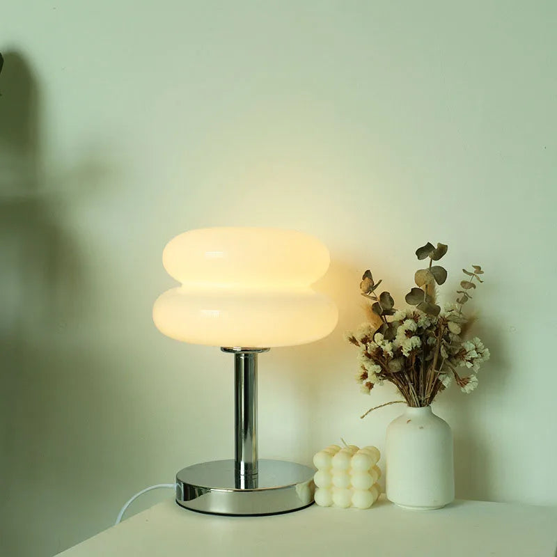 Macaron Glass Table Lamp β Soft Glow for Cozy Nights