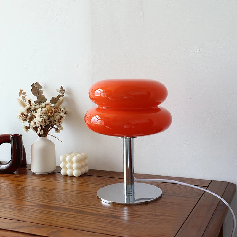 Macaron Glass Table Lamp β Soft Glow for Cozy Nights