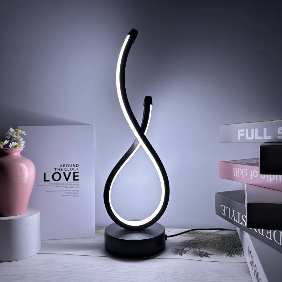 ✨ Creative LED Table Lamp – Cozy Nightlight for Bedroom & Café Decor