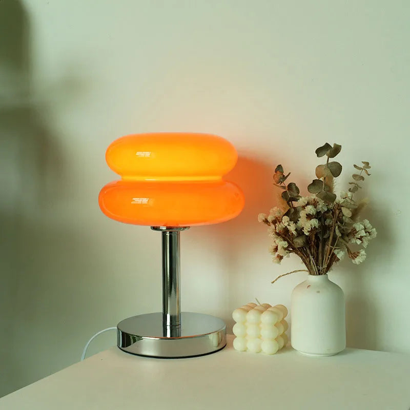 Macaron Glass Table Lamp β Soft Glow for Cozy Nights