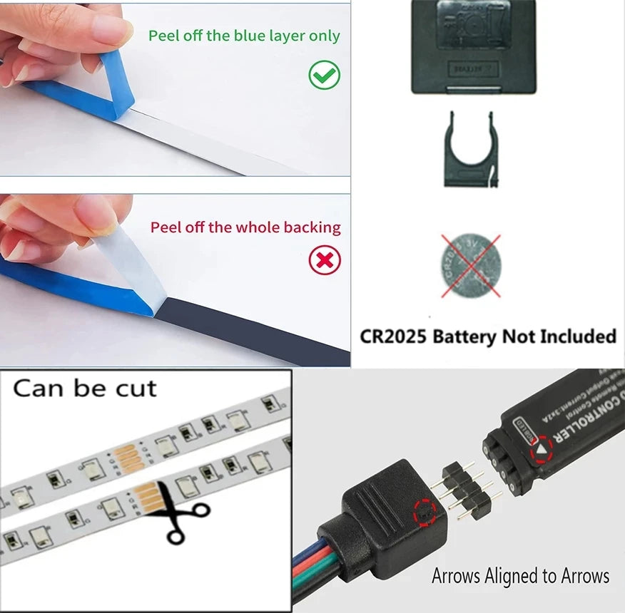 π Smart USB LED Strip Lights β 5V 5050 RGB Tape with Bluetooth & WiFi for TV, Wall & Room πΆβ¨