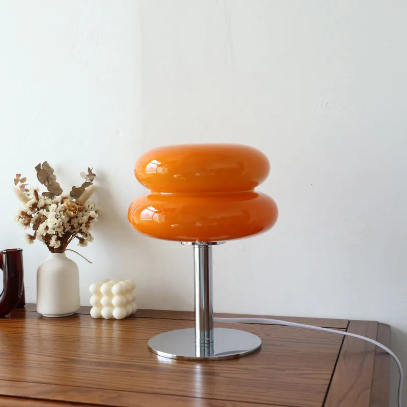 Macaron Glass Table Lamp β Soft Glow for Cozy Nights