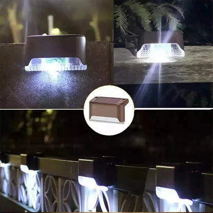 Solar LED Deck Lights – Waterproof Outdoor Step & Stair Lamps for Garden & Patio