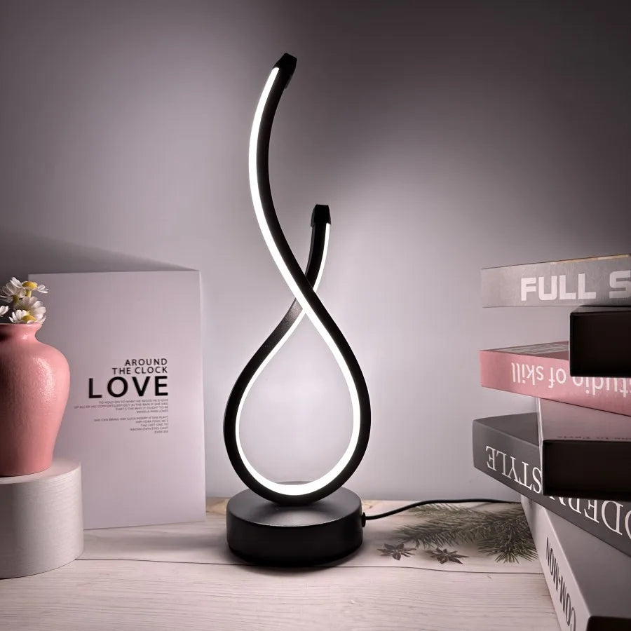 ✨ Creative LED Table Lamp – Cozy Nightlight for Bedroom & Café Decor