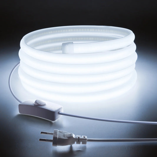 π Super Bright COB LED Strip Light β 110V/220V Waterproof Outdoor Lighting with Power Supply