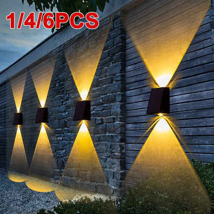 🌞 Solar LED Wall Lights – Waterproof Outdoor Lighting for Patio & Garden