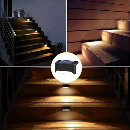 Solar LED Deck Lights – Waterproof Outdoor Step & Stair Lamps for Garden & Patio