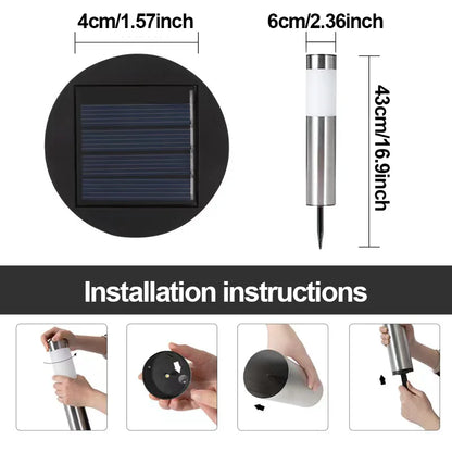 💡 Waterproof Solar Walkway Lights – Perfect for Gardens & Driveways!