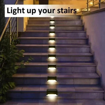 Solar LED Deck Lights – Waterproof Outdoor Step & Stair Lamps for Garden & Patio