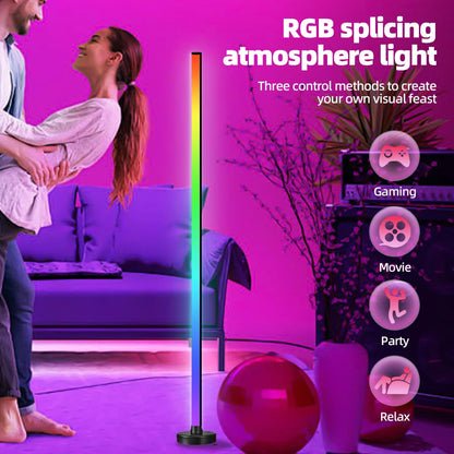 🌈 Smart RGB LED Floor Lamp – Music Sync & APP Control Mood Lighting